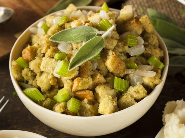 Image from a post with the title: How to Make Paleo Stuffing.