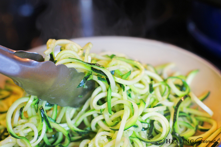 cook the zoodles