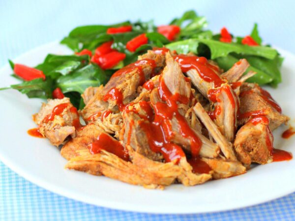 Image from a post with the title: Pressure Cooker Pulled Pork.