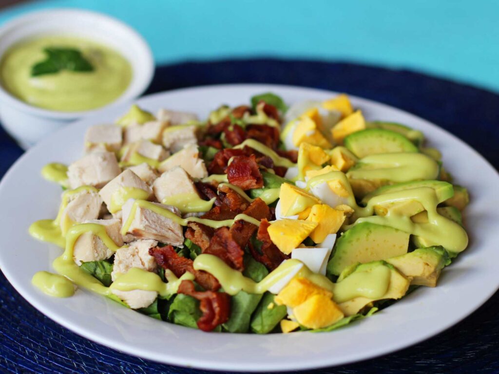 Easy Keto Paleo Cobb Salad Recipe