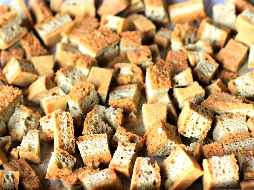 Keto Croutons & Breadcrumbs with Just Six Ingredients