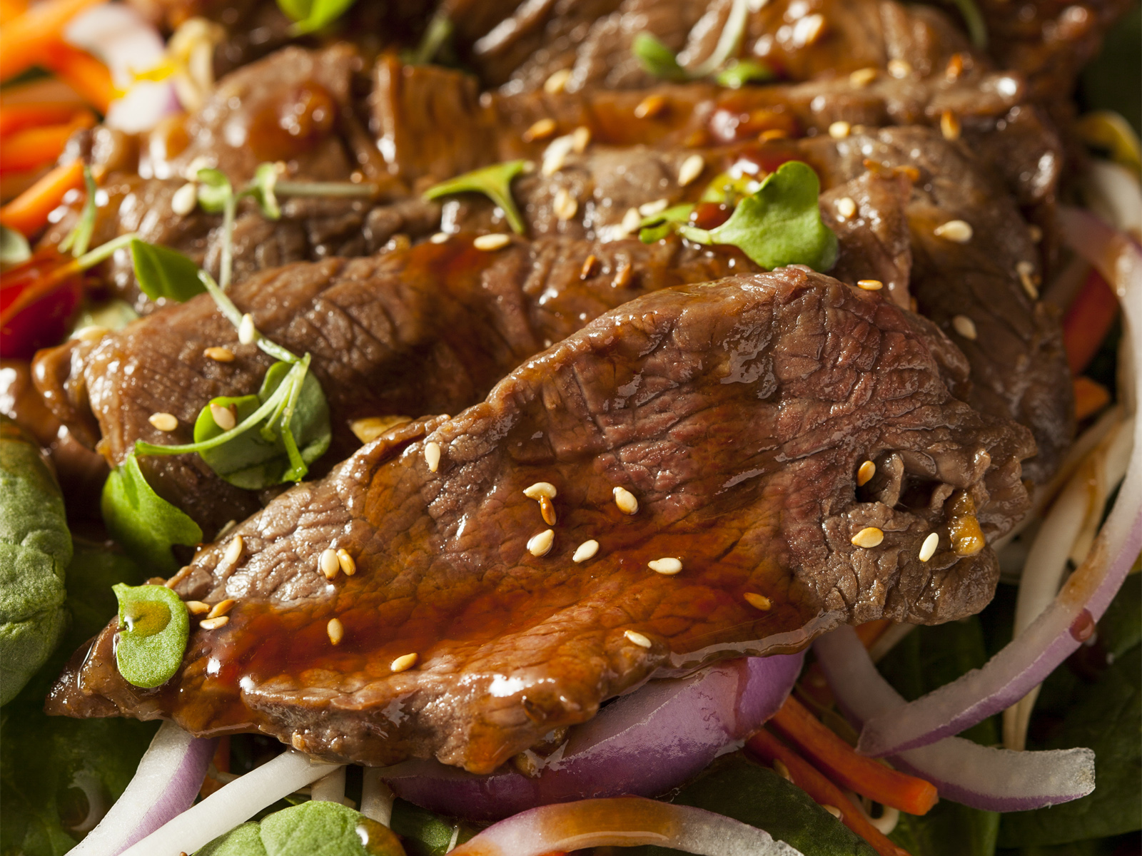 Thai Beef Salad – Healing Gourmet pin image
