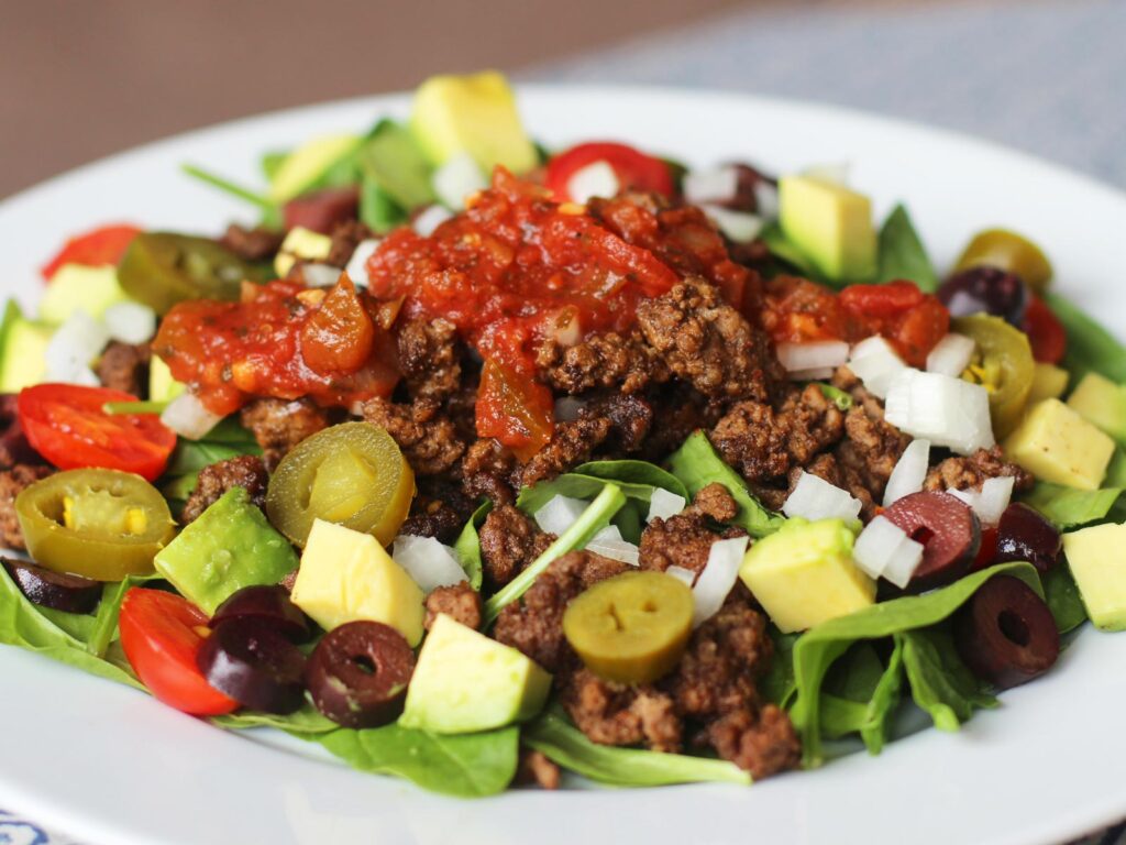 Paleo Taco Salad (in 15 Minutes Flat!)